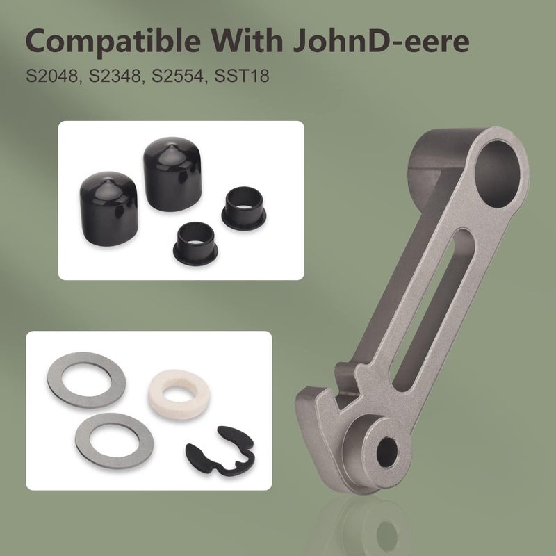 ZHIXING M143350 24H1184 T40189 M122350 M111358 M131119 Deck Idler Arm Ternsioner & Bushing Rebuild Kit Compatible with LX172 LX188 LX280 GX255 GX345 48C 54C GT LX GX GT242 GT262 GT275 - Image 3